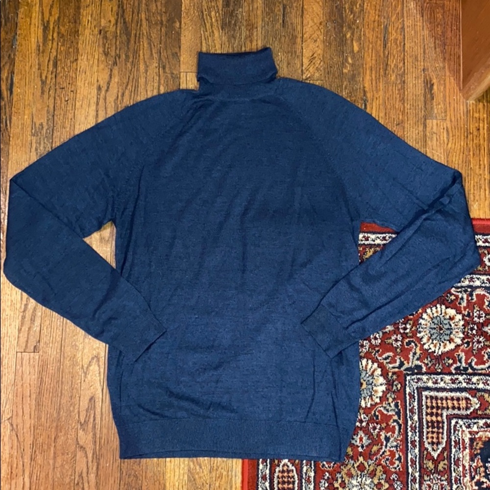 Zara Navy Turtleneck